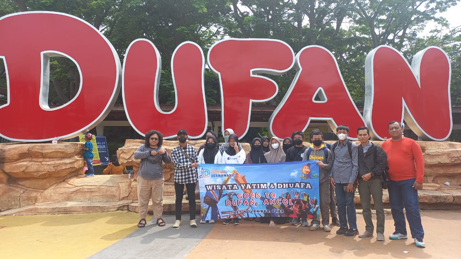 Peduli Kebahagiaan, Jurnal Dermawanku Ajak Yatim Dhuafa Ke Dufan