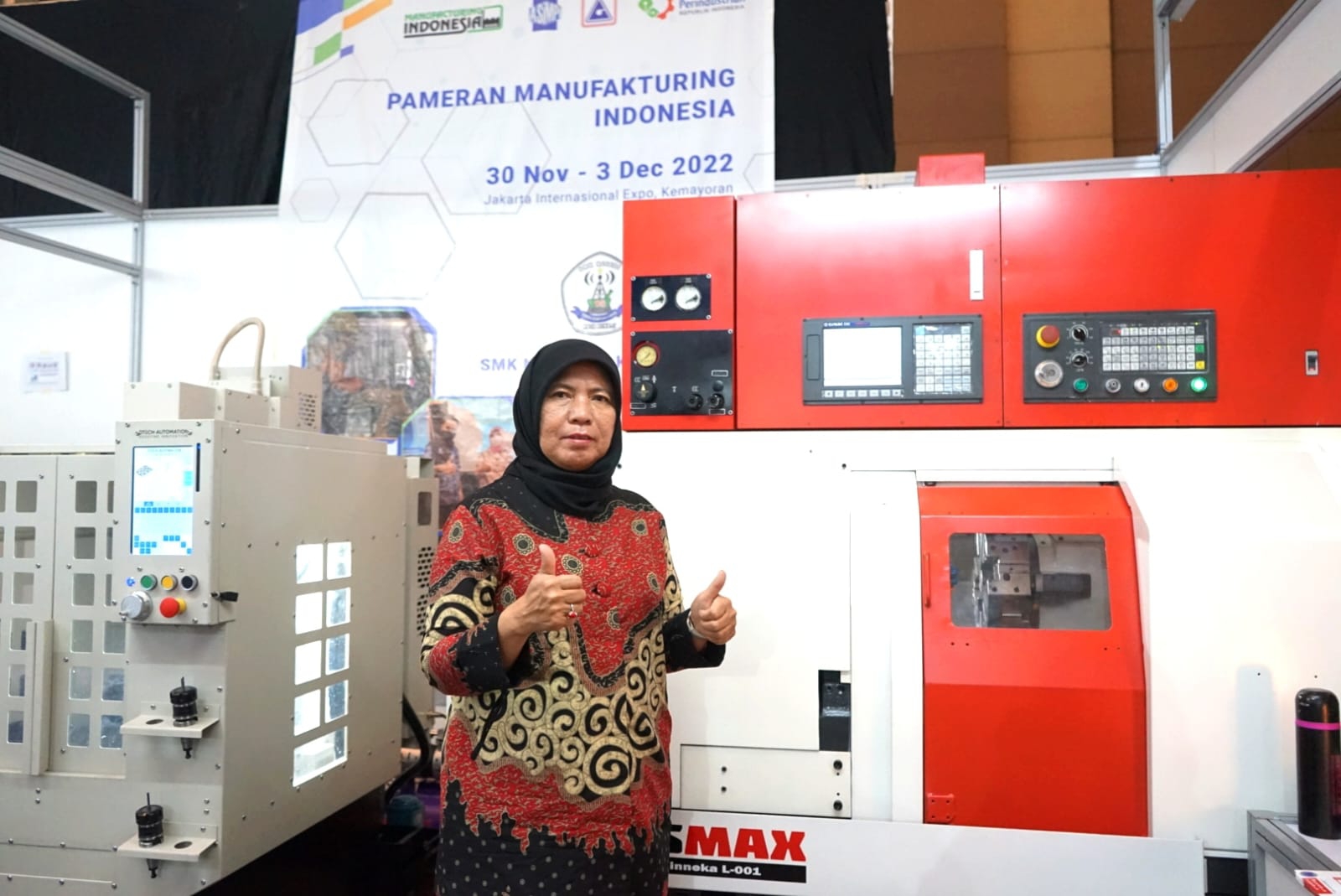 SMK NEGERI 15 Kota Bekasi Ikut Pameran Manufacturing Indonesia 2022