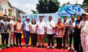 kampung literasi Peresmian Kampung Literasi Bekasi pada Minggu (26/10/2025).