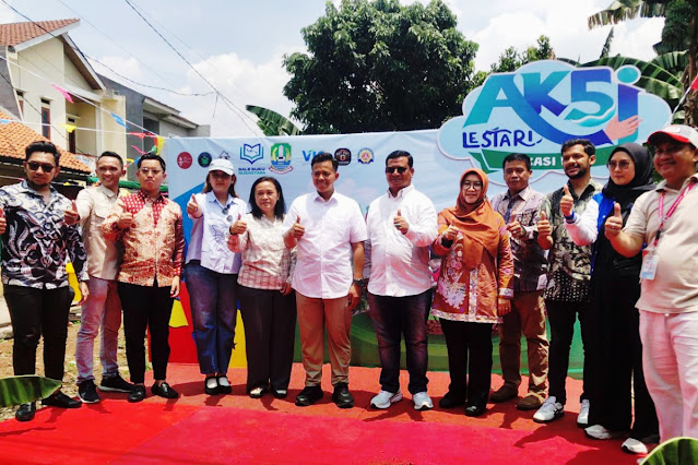 Peresmian Kampung Literasi Bekasi pada Minggu (26/10/2025).