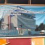 Papan plang pembangunan proyek gedung arsip BPKP di Jatisampurna.